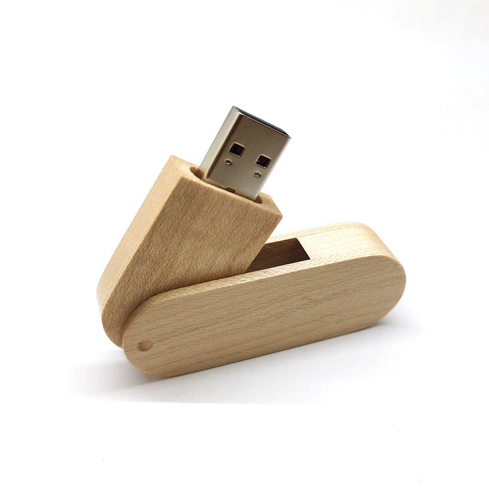 Swivel Wood USB Stick 