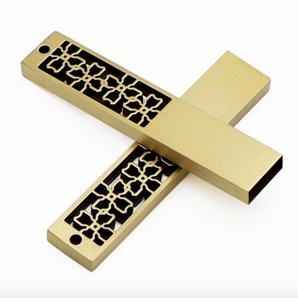 Metal Four Leaf Clover USB Disk