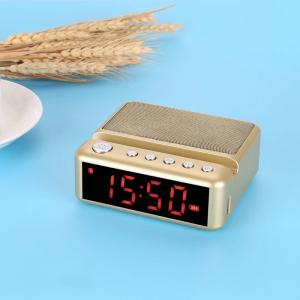 Desktop Alarm Clock Bluetooth Speaker with Mobile Phone Holder