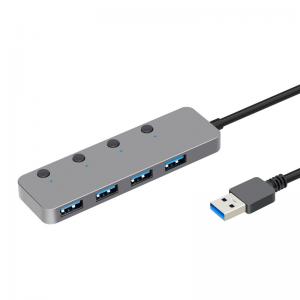4 Port USB Hub 3.0 with Switch
