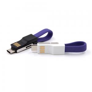 3 in 1 Silicone & Fabric Magnetic Data Cables