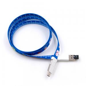 Lanyard USB Cables with micro SD Card Reader