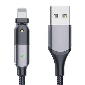 180 Degree Rotatable USB Lightning Data Cables