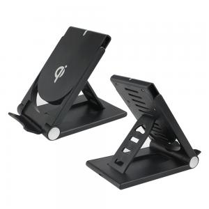 Foldable Mobile Phone Holder with Wireless Charger