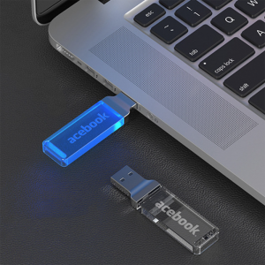 Acrylic USB Stick with LED Light